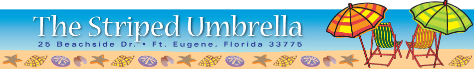 The Striped Umbrella Banner
